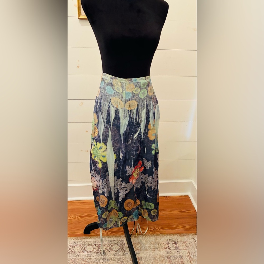 Anthropologie Lapis Boho Tube Dress / Skirt OS Adjustable Hem fairy, travel - Picture 4 of 8